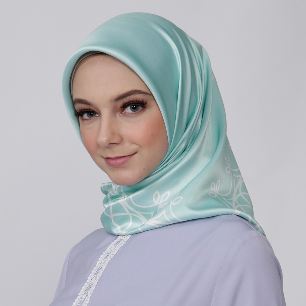 ผ้าพันคอ Zoya - Zavia Mint Satin
