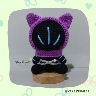 Omen ตุ๊กตาถัก หูแมว Valorant - Valorant Amigurumi