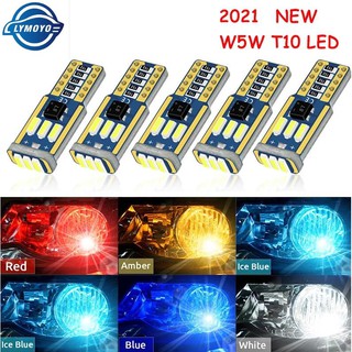 หลอดไฟติดภายในรถยนต์ T10 Led W5W 9 Led 4014 Smd 194 168 1 ชิ้น