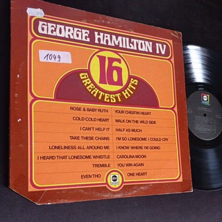 แผ่นเสียง 12 นิ้วรวมเพลงยอดนิยม16 เพลงฮิต George Hamilton ชุด greatest Hits ทดลองฟังได้ครับ