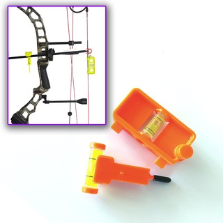 1pc Bow String Tuning Mounting String Level Combo Arrow Level And Snap On String Level For  Shooting Archery Accessories