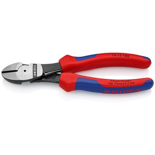 KNIPEX High Leverage Diagonal Cutter - 180 mm คีมปากเฉียงแบบแรงงัดสูง 160 มม. รุ่น 7412180