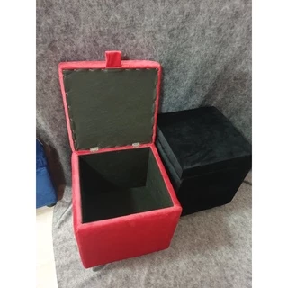 สตูล กล่องเก็บของนั่งได้ขนาด40x40x45cm แจ้งเบอร์สีทางแชต รับสั่งทำทุกขนาด
