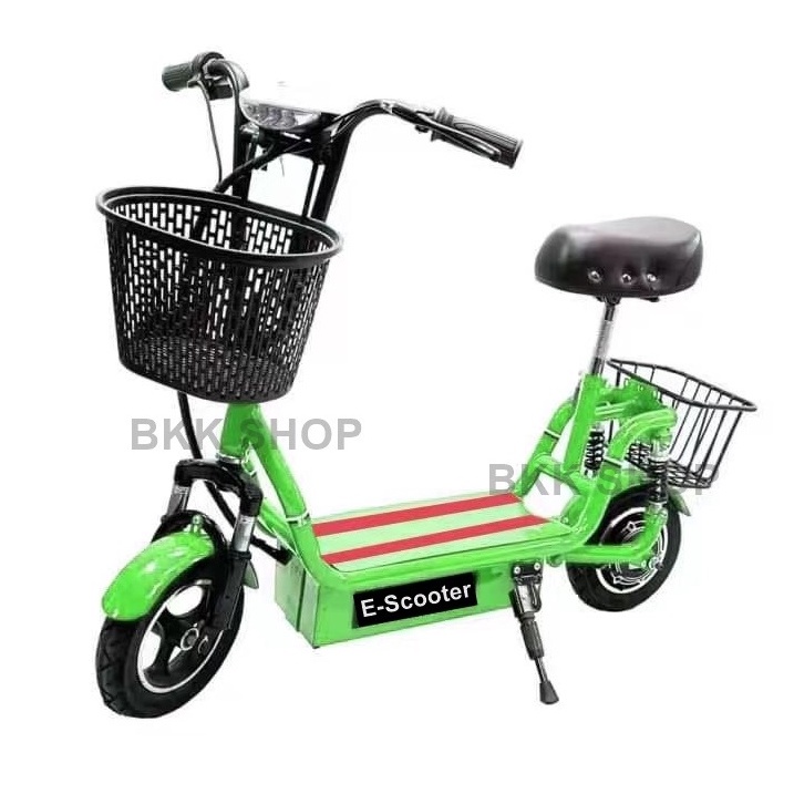 (ใหม่) สกู็ตเตอร์ไฟฟ้า Electric Scooter 24V ไฟหน้า LED E-Scooter ความจุของแบตเตอรี่ 24V20A-24/40A มอ