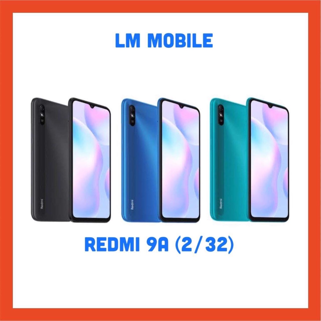 Xiaomi Redmi 9A (2/32GB) สมาร์ทโฟน หน้าจอ 6.53 นิ้ว แบตเตอรี่ 5000mAh