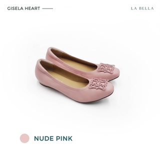 LA BELLA รุ่น GISELA HEART - NUDE PINK