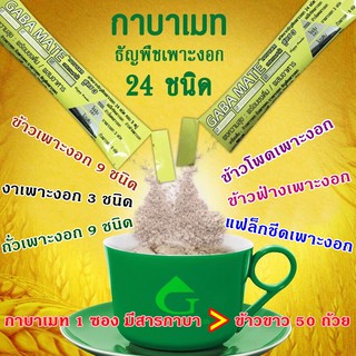 กาบาเมท ธัญพืชเพาะงอก 24 ชนิด อาหารหลัก5หมู่