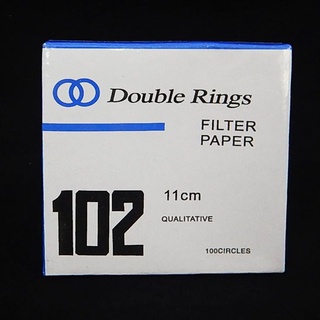 กระดาษกรอง No.102 ขนาดเส้นผ่านศูนย์กลาง 11 cm (Filter Paper No.102 11 cm)