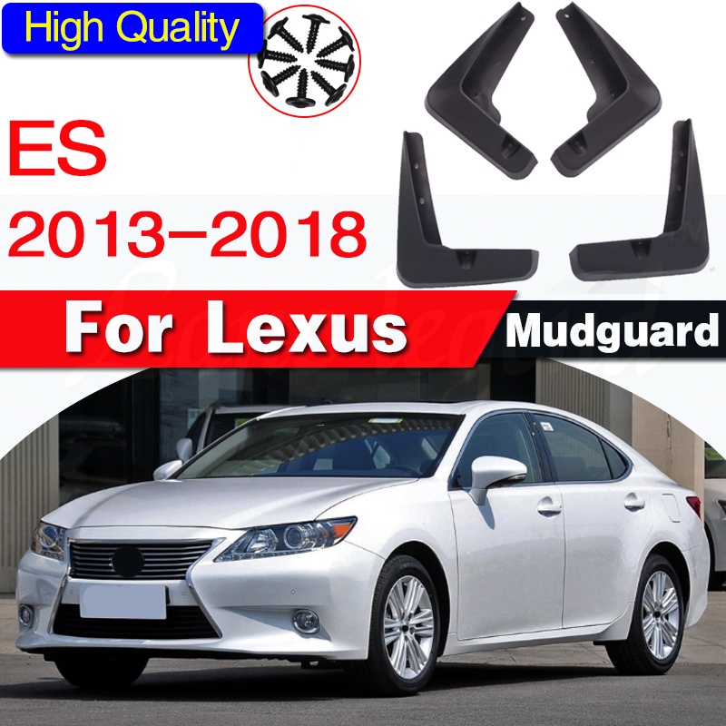 Set Molded Mud Flaps For Lexus ES ES350 ES300h ES250 20132018 Mudflaps Splash Guards Front Rear