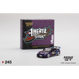 LB-Silhouette WORKS GT NISSAN 35GT-RR Ver.1 "Purple Metallic" LHD version only.  Limited Edition 5000 pcs( Mini GT)