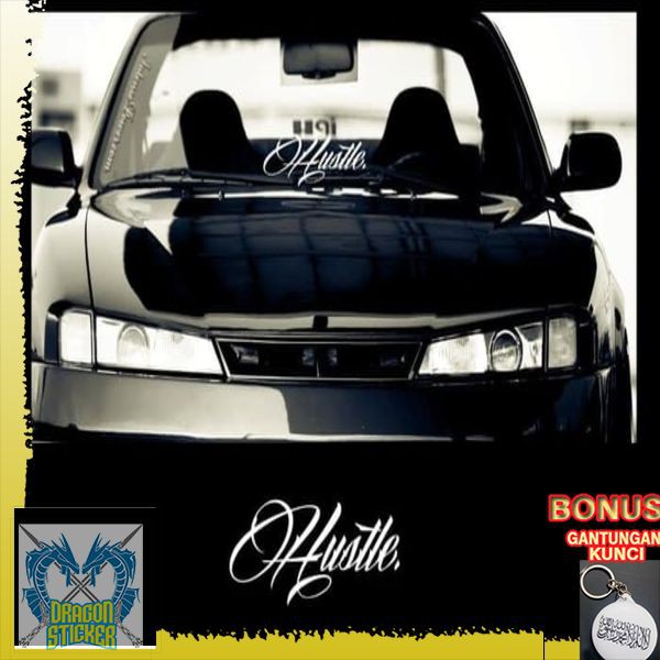 Jdm สติ๊กเกอร์กระจก hustle honda toyota daihatsu nismo universal Dragon Sticker