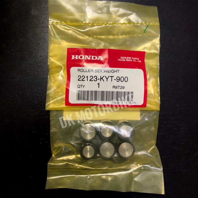 เม็ดตุ้มน้ำหนัก แท้-เดิม 100% ใช้กับรุ่น SCOOPY-i เก่า (รุ่นไฟเลี้ยวที่แฮนด์) Model : 22123-KYT-900