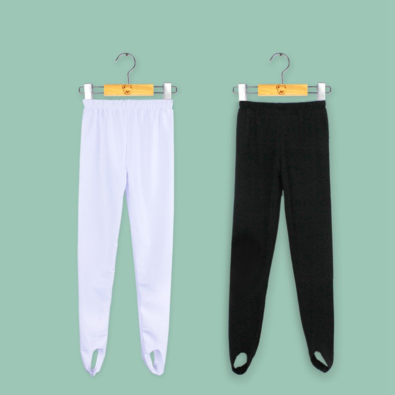 เด็กผู้หญิงเด็กผู้ใหญ่บัลเล่ต์ผ้าฝ้ายยิมนาสติกเต้นรํากางเกงบัลเล่ต์ ถุงน่อง