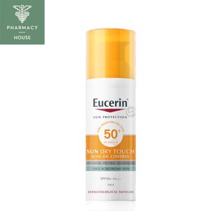 //ของแท้ฉลากไทย// Eucerin SUN DRY TOUCH OIL CONTROL FACE SPF50+ PA+++ 50 ml.