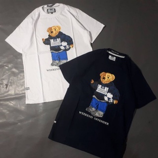 oversize T-shirt เสื้อยืด ลาย Weekend OFFENDER BEAR คุณภาพสูง S-5XL