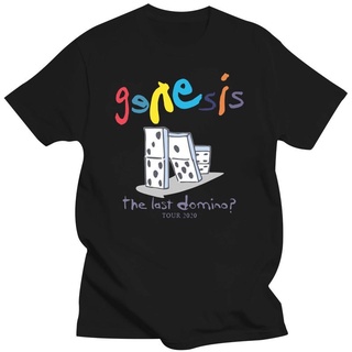 เสื้อยืดผ้าฝ้าย เสื้อยืด พิมพ์ลาย Genesis The Last Domino Tour แฟชั่นสําหรับผู้ชาย