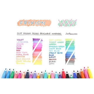 Pilot Frixion ปากกาเมจิกลบได้ ครบ 24 สี