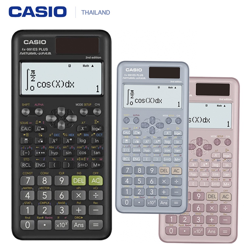 CASIO เครื่องคิดเลขวิทยาศาสตร์  รุ่น FX-991ES PLUS 2nd edition  ของแท้ ประกัน2ปีจากCMG