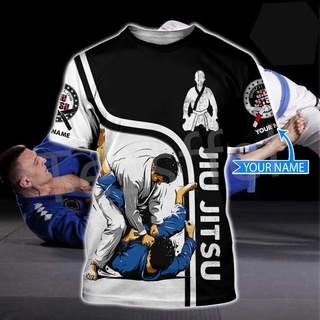 ใหม่ล่าสุด เสื้อยืดลําลอง แขนสั้น พิมพ์ลาย Jujitsu Judo 3D แนวสตรีท แฟชั่นฤดูร้อน สําหรับเล่นกีฬา ต่อสู้