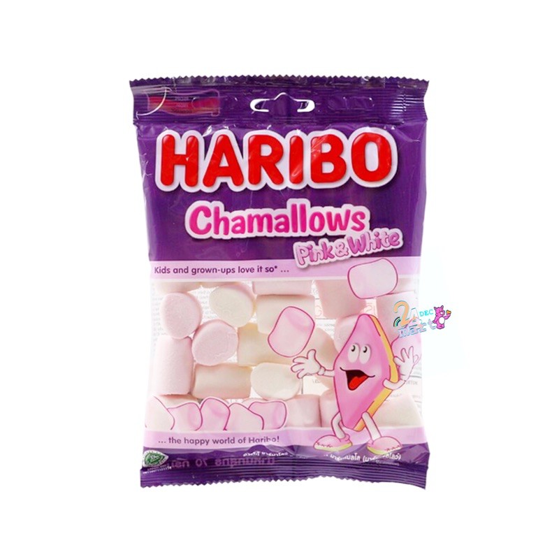 Haribo Chamallows 70g - 150g ฮาริโบ มาร์ชเมลโล่ ถุงใหญ่