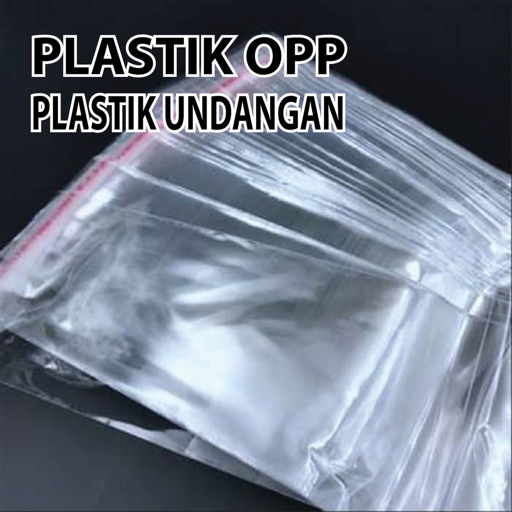 (100 ชิ้น) พลาสติกเชิญ (OPP Plastic) ขนาดต่างๆ 10x22, 10.5x22, 11x22, 11.5x22, 12x22, 12.5x22, 13x22