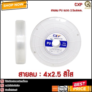 สายลม CXF 4mm.(04*2.5mm.) สีใส