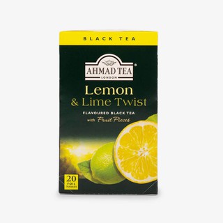 Ahmad tea lemon and lime twist กล่อง/20ซอง