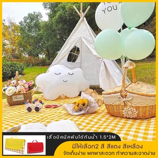 【shoppingday_11】picnic mat เสื่อพับปิคนิค เสื่อปิกนิค ผ้าปิคนิค เต้นท์พับ แคมปิ้ง พับเก็บง่าย ขนาดใหญ่ พกสะดวก