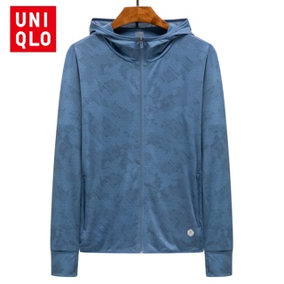 (พร้อมส่ง) Uniqlo เสื้อกันยูวี UPF50+ เสื้อกันแดด เสื้อแขนยาวมีหมวก เสื้อกันUV ระบายอากาศได้ดี เสื้อกันแดดผญ เสื้อกันแดดผช