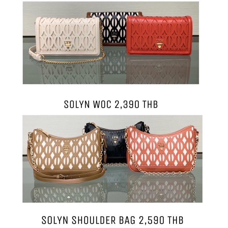 Lyn Solyn Shoulder Bag และ  Wallet On Chain
