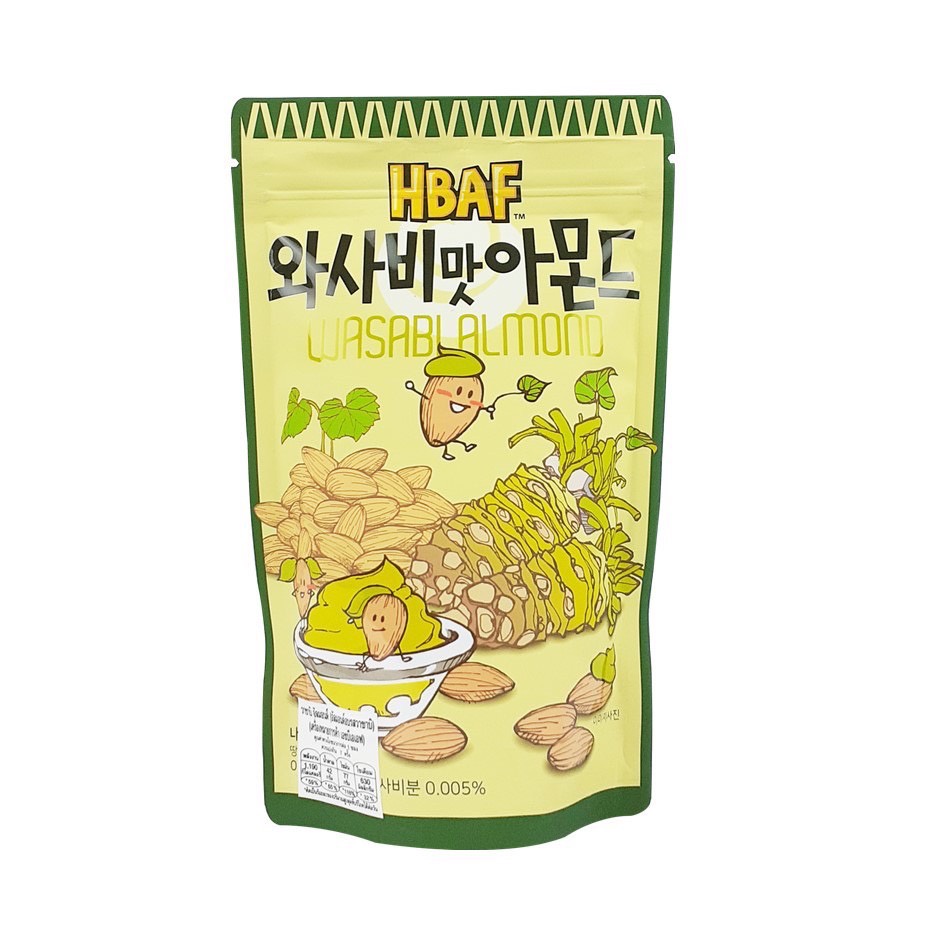 วาซาบิ อัลมอนด์ HBAF Wasabi Almond 190g