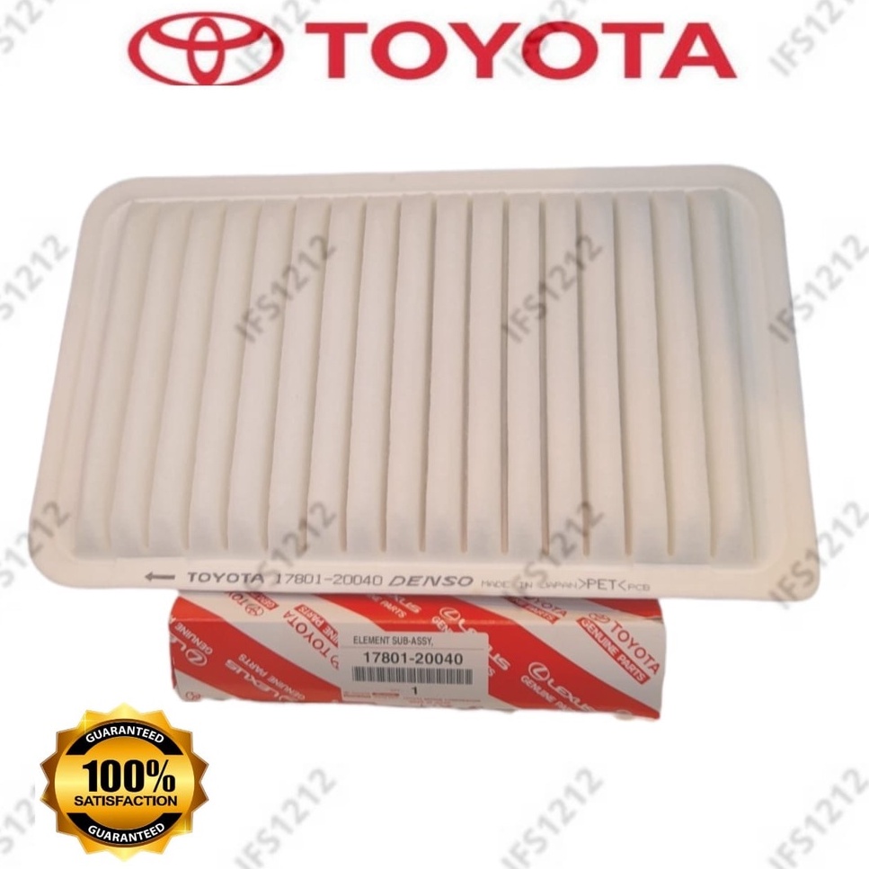17801-20040 TOYOTA AIR FILTER CAMRY HARRIER ESTIMA ALPHARD 3.0 V6 ACV30 MCU30 ACR30ACV MCU ACR 30