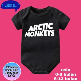 ชุดจั๊มสูท ARCTIC MONKEY BAND METAL Rock ผ้าฝ้าย สําหรับเด็กผู้ชาย และเด็กผู้หญิง