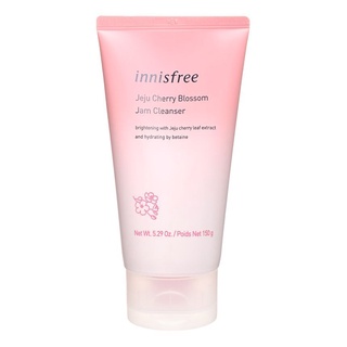 แท้💯%โฟมล้างหน้า Innisfree Jeju Cherry Blossom Jam Cleanser 150g