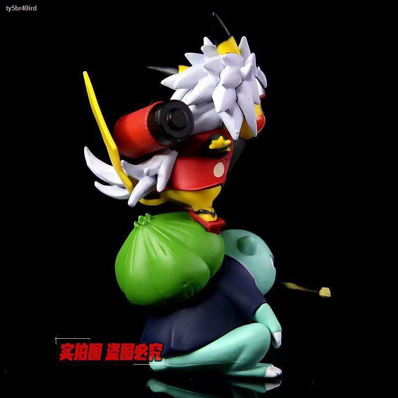 toy Naruto Toad Jiraiya Pikachu รูปปั้น Q รุ่นตุ๊กตา Boxed Figure ...