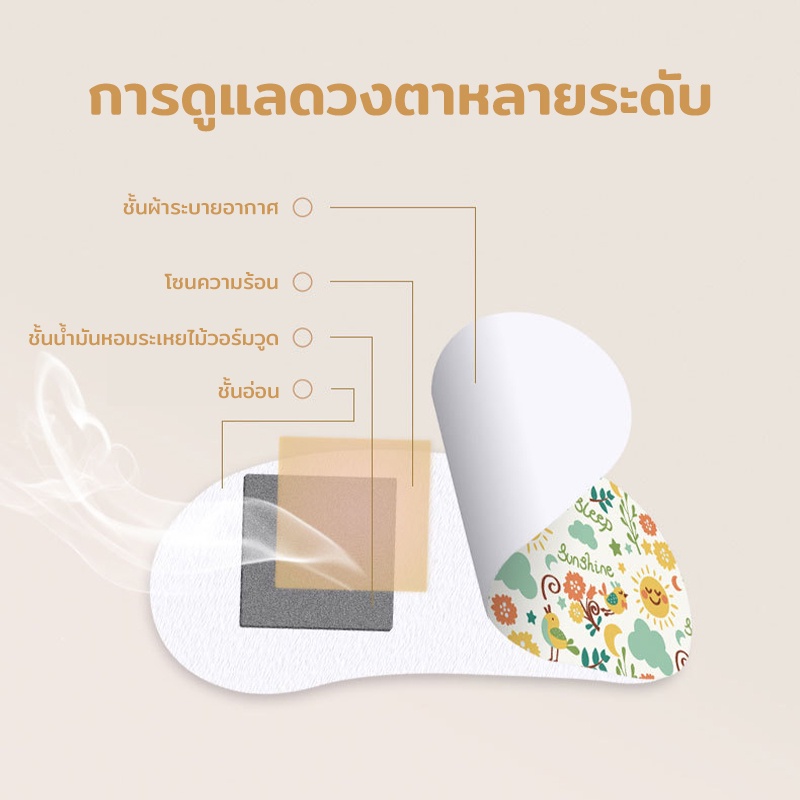 แผ่นปิดตาอุ่น มาส์กตาไอน้ำ ผ่อนคลายสายตา มาส์กตาอุ่น 4 สี ลดอาการปวดตา นอนหลับง่าย ลดขอบตาดำ ลดถุงใต้ตา eye mask-276 - รูปที่ 7