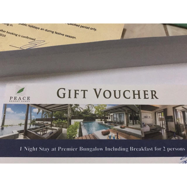 Voucher Peace Resort Samui 1 night