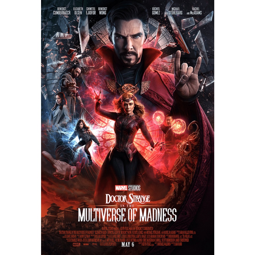 โปสเตอร์ หนัง Doctor Strange in the Multiverse of Madness (2022) POSTER 24”x35” นิ้ว Superhero Marve