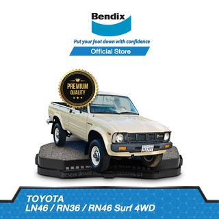 Bendix ผ้าเบรค TOYOTA Hilux LN46 / RN36 / RN46 Surf 4WD (ปี 1979-83) รหัสผ้าเบรค (DB288, BS1660)