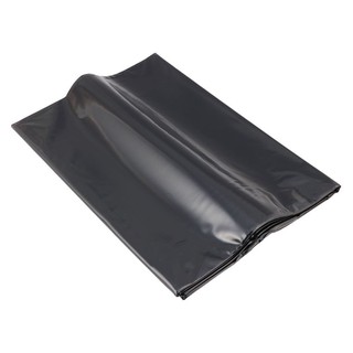 Plastic weed covers PLASTIC POND LINER CANVAS MPI 2X3M BLACK Gardening equipment Garden decoration accessories พลาสติกคล