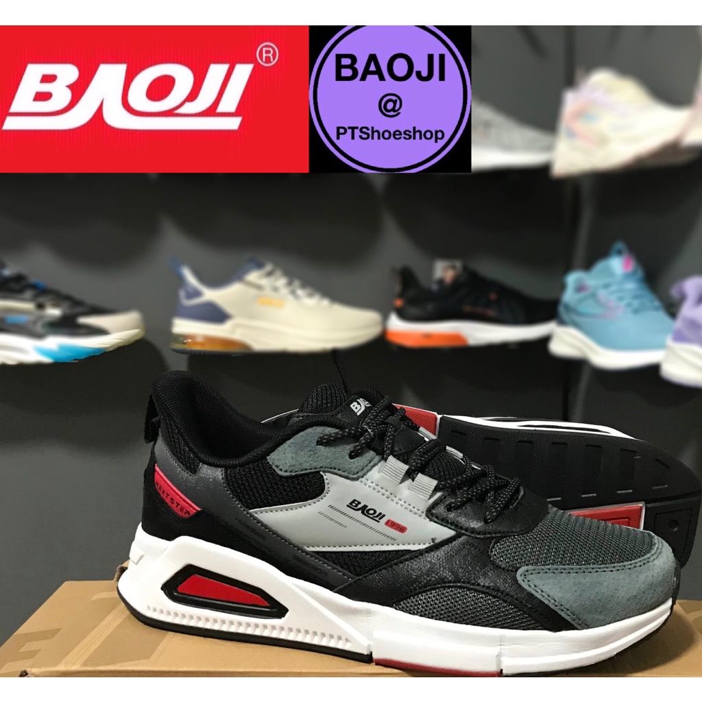 (Baojiลิขสิทธิ์แท้100) Baoji BJM633 รองเท้าผ้าใบผู้ชาย รองเท้า ลำลอง