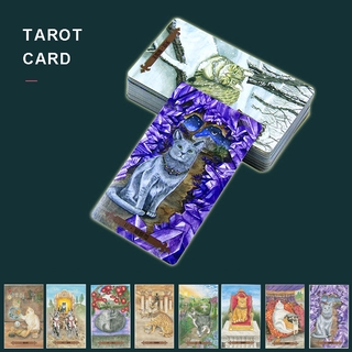 Mystical Cat Tarot การ์ด 78 ใบ Gogoxpmall