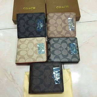 🎉กระเป๋าตัง COACH สั้นแบบพับ