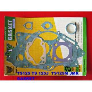 SUZUKI TS125 TS125J TS125M J M R COMPLETE ENGINE GASKET SET // ปะเก็นเครื่องชุดใหญ่  สินค้าคุณภาพดี