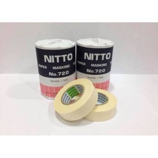 กระดาษ​กาวนิตโต้​ เทปกาวย่นนิตโต้​ เทปลอกลาย​ เทปนิตโต้ NITTO​ TAPE No. 720 (แพ็ค​ 5 ม้วน)