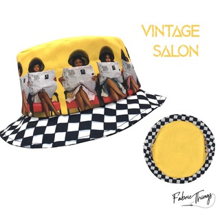 Fabric Things หมวกบัคเก็ต Vintage Salon Bucket Hat