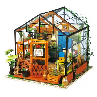 ชุดประกอบ โมเดลบ้านHouse Dollhouse DIY Kit Miniature garden kids toy Gift