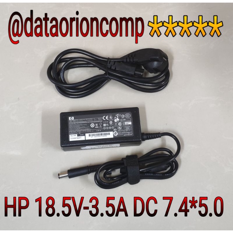 Hp Charger Adapter 18.5v 3.5A DC 7.4 *5.0 มม.สําหรับแล ็ ปท ็ อป HP pavilion DV4 DV6 DV7 G4 G6 G7 G50