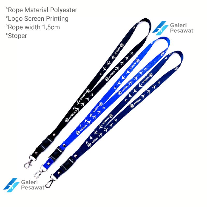 GANTUNGAN Lanyard/ID Card Lanyard GARUDA INDONESIA, BOEING, AIRBUS