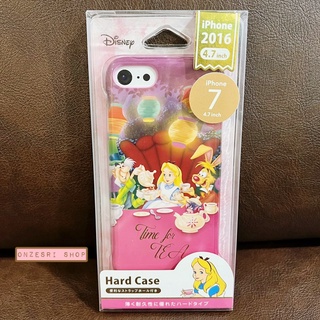 Case iPhone 7/8 from Japan แบบแข็ง ลาย Disney (Alice in Wonderland) ชมพู